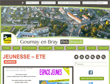 Tablet Screenshot of gournay-en-bray.fr